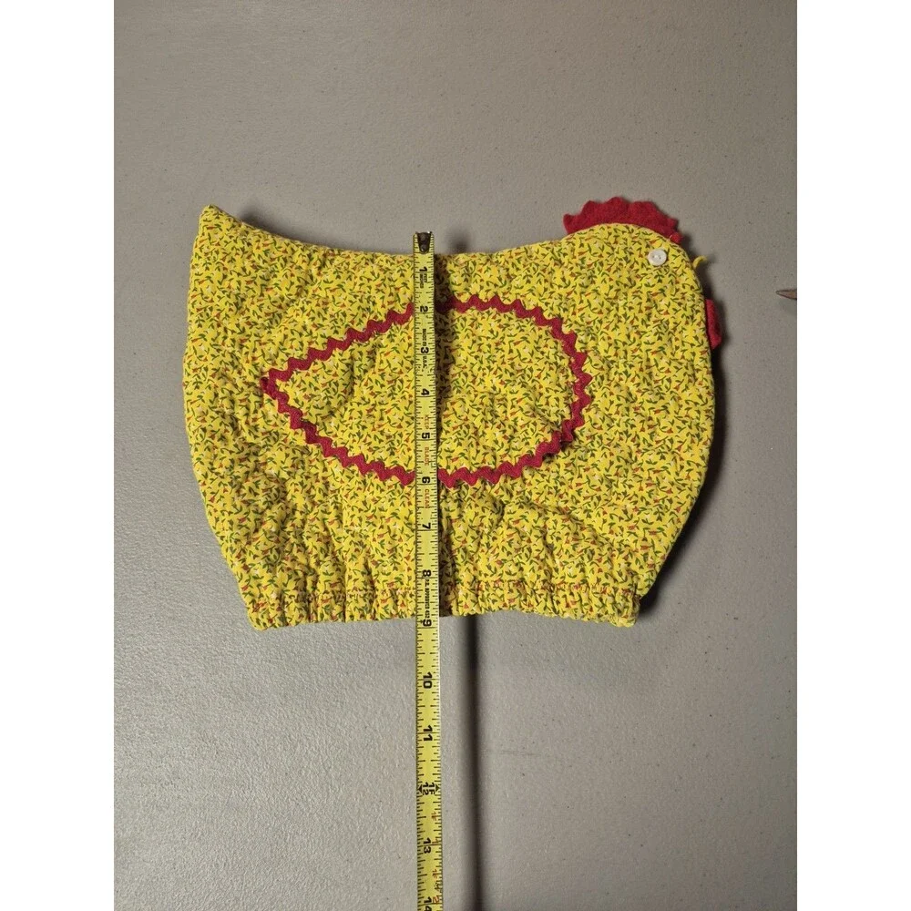 Vintage Hand Sewn Cottage Core Grandma Chicken Toaster Cover